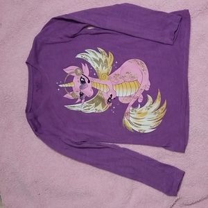 Girls Unicorn Gamer Long Sleeve Shirt